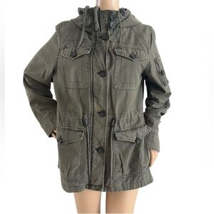 Levi's Women's Olive Green Hooded Jacket